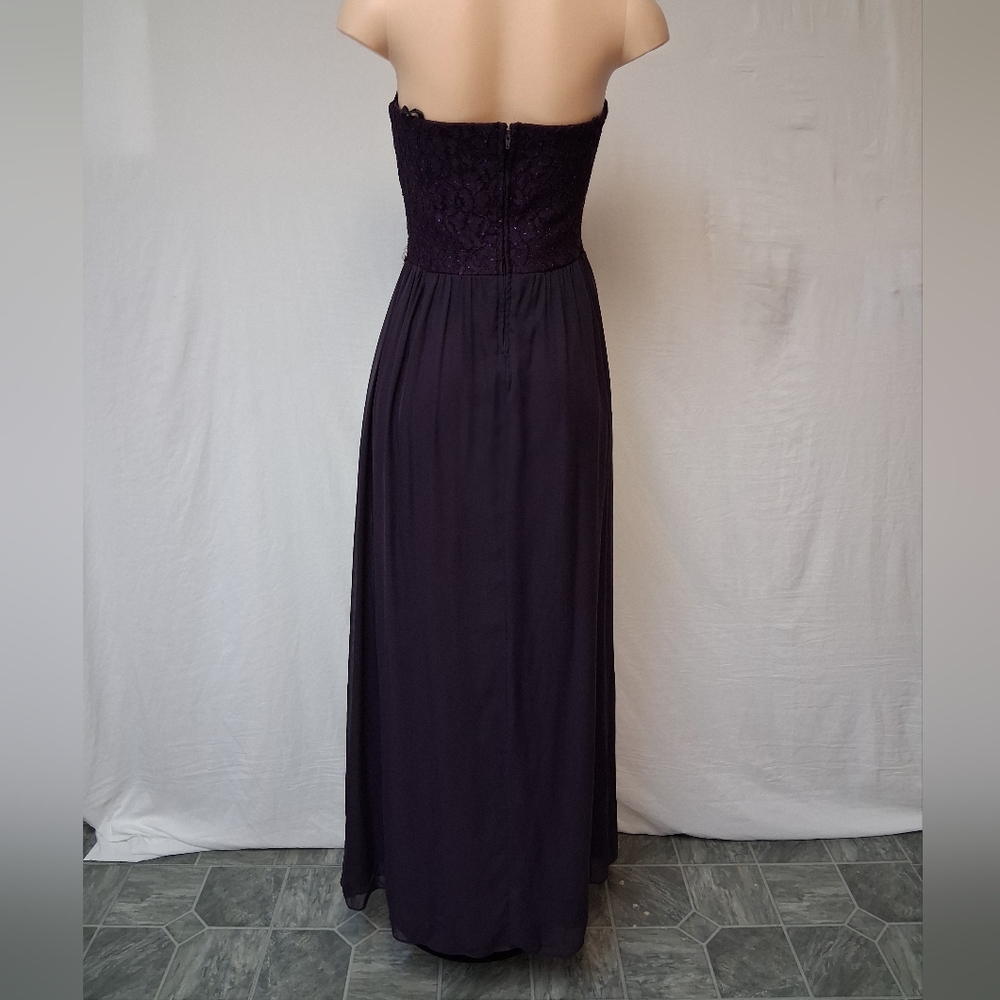 Speechless Dark Purple Strapless Dress Perfect for formal events. - Picture 9 of 17